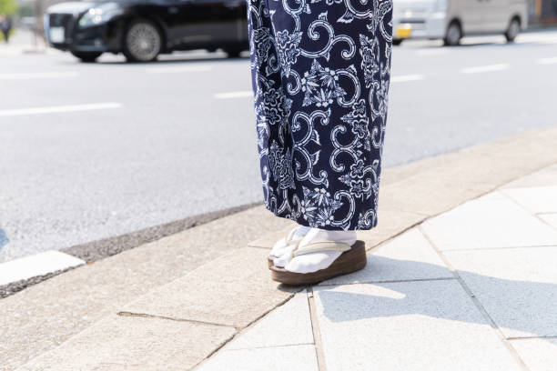 istock wearing a Japanese traditional costume 1223092241