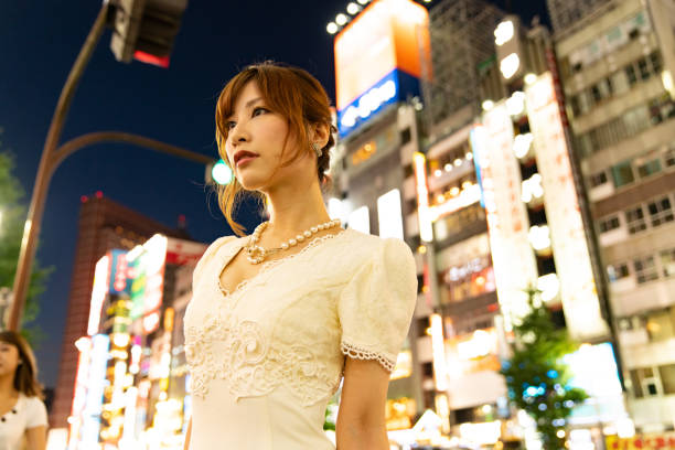 istock woman engaged in night work club 1223099684