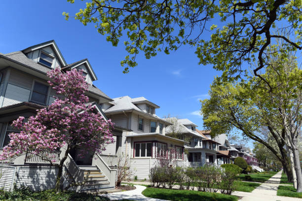 istock Chicago suburbs in the spring time 1223104443