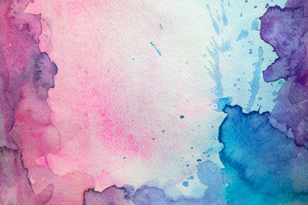 istock Abstract nature colorful watercolor background 1223117746