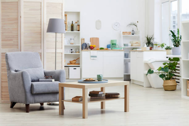 istock Modern living room at house 1223123178
