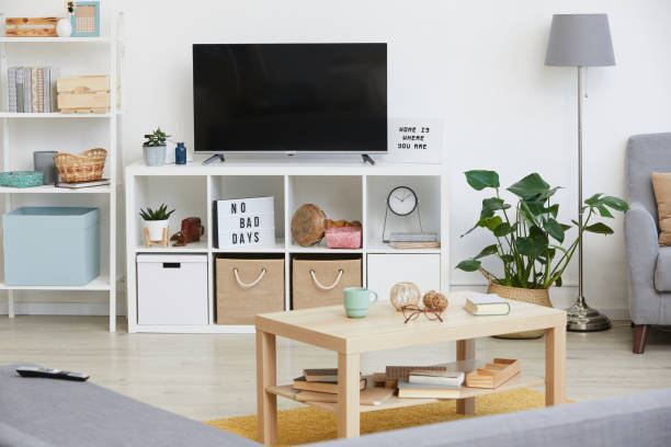 istock Big TV in the room 1223123198