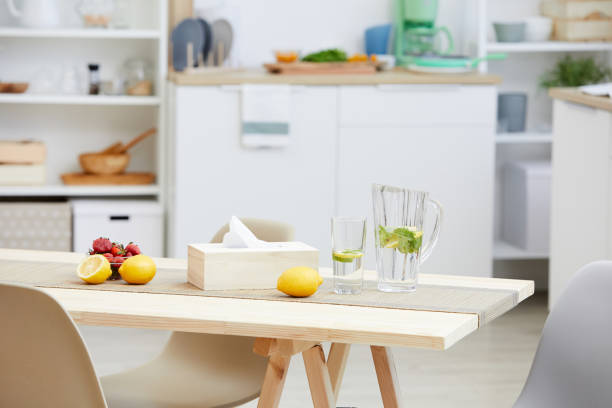 istock Fresh lemonade and fruits on the table 1223123227