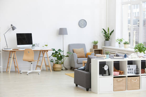 istock Modern living room in the house 1223123301