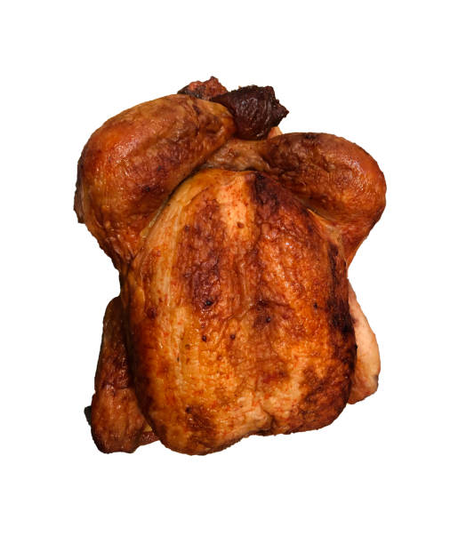 istock isolated on white background grilled chicken 1223125473