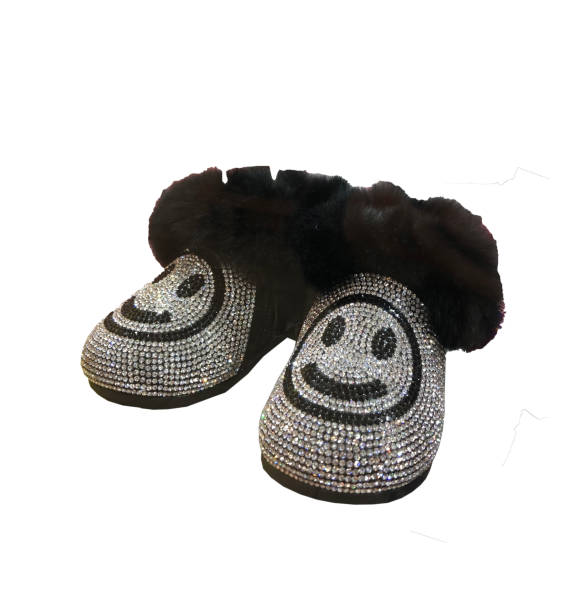 istock Isolated on white background baby and bright colored shoes 1223125505