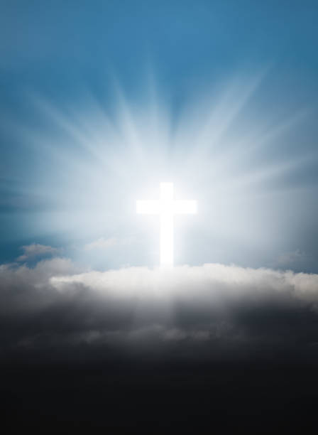 Religious Background With Holy Cross Glowing Stock Photo - Download Image  Now - Religious Cross, Glowing, Jesus Christ - iStock