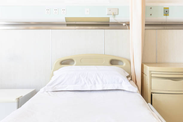 istock Interior of modern hospital room 1223132837