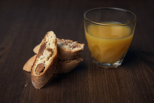 domowe włoskie ciasteczka cantuccini z sokiem pomarańczowym - biscotti orange italian culture dessert zdjęcia i obrazy z banku zdjęć