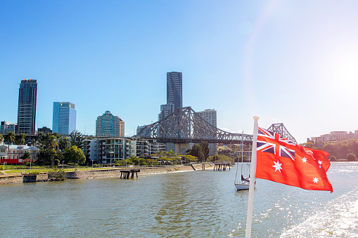 Brisbane cityscape in Australia.