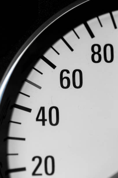 istock Macro close up of car speedometer 1223146243