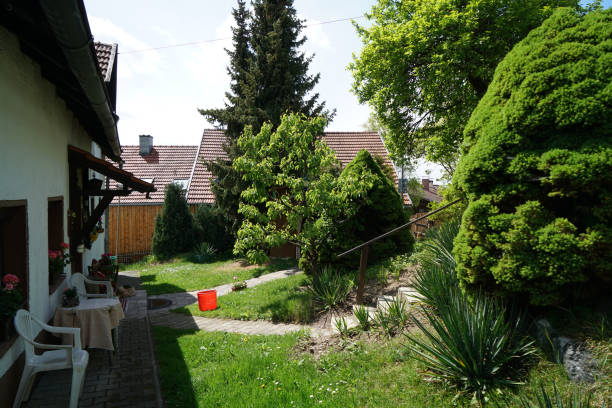 istock Old residential building in rural still in Bavaria 1223148558
