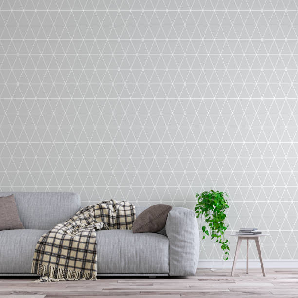 istock Elegant living room with sofa front view left 1223157633