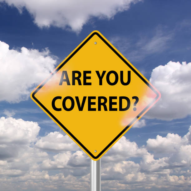 istock Are you covered risk insurance warning sign 1223157859