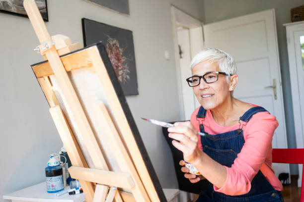 istock Mature female artisan at home 1223159949