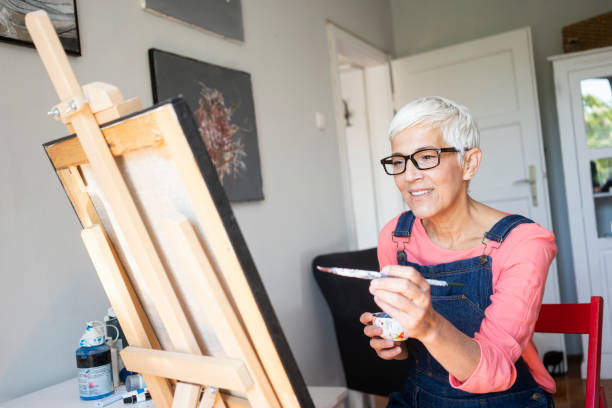 istock Mature female artisan at home 1223160168
