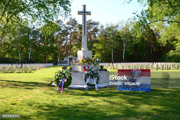 Was Cemetry Stock Photo - Download Image Now - Aerial View, Armed Forces, British Empire