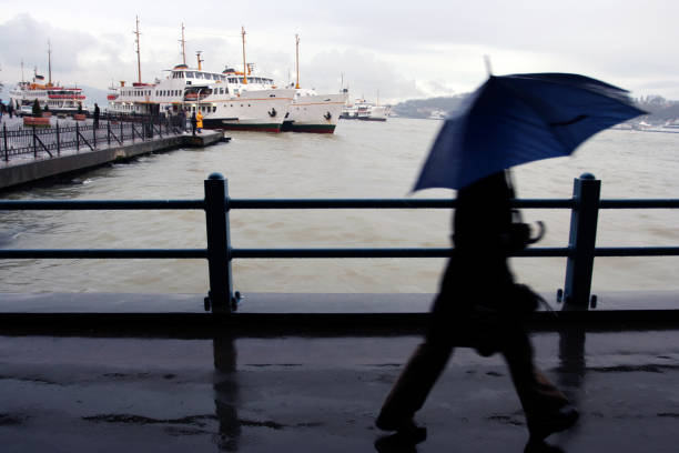 Rainy Day in Istanbul, Turkey