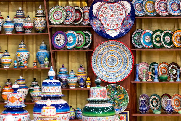 istock Traditional Turkish decorative ceramics for interior 1223169755