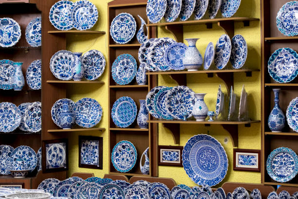 Traditional Turkish decorative ceramics for interior decoration