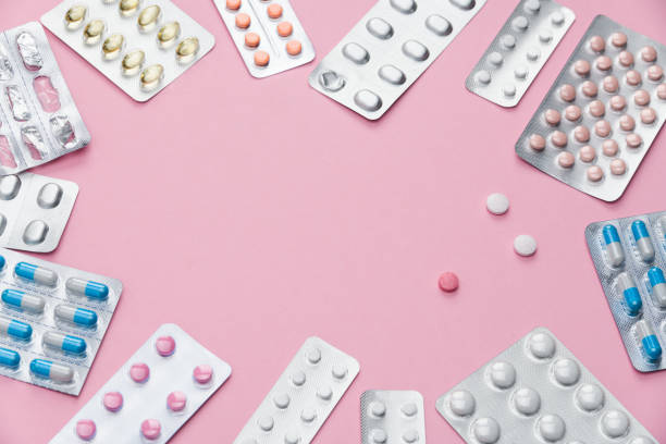 istock medicine tablets on the table in the group 1223172213