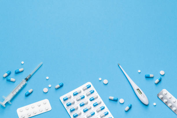 istock medicine tablets on the table in the group 1223172327