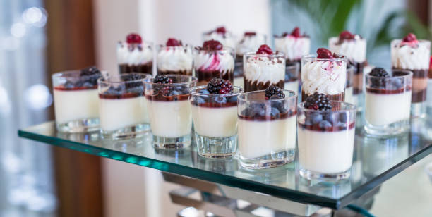 istock Delicious mini desserts and mini cakes 1223173123