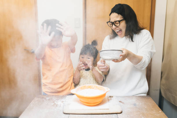 istock Family making cookies at home 1223174589