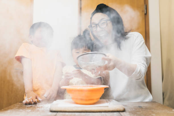 istock Family making cookies at home 1223174614