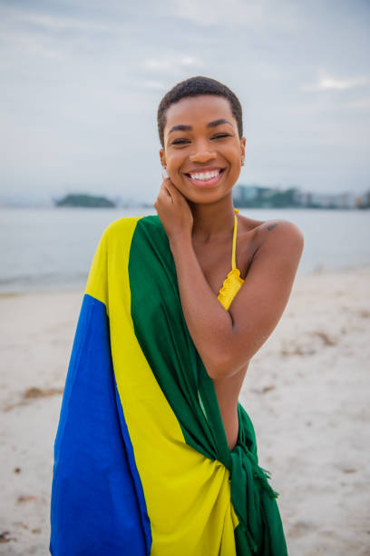 istock Attractive brazilian woman in bikini 1223183814