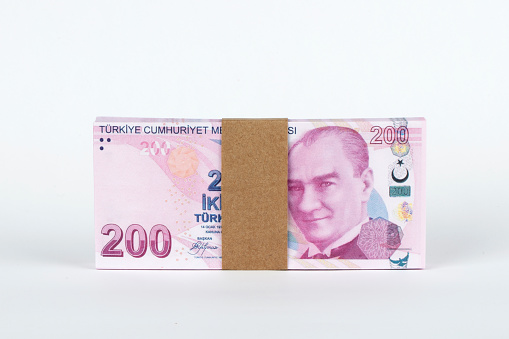 Two Hundred Turkish Liras banknotes