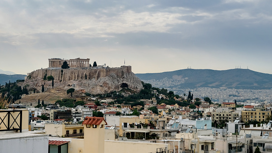 The Acropolis & Parthenon Neighborhood, Athens, Greece.