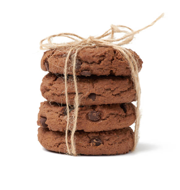 istock stack of baked round chocolate chip cookies isolated on a white background 1223189495