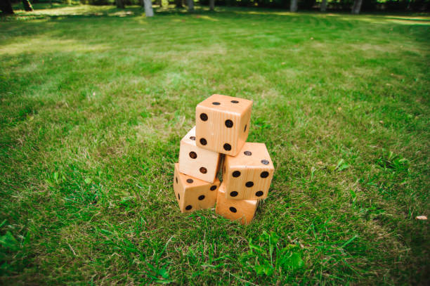 istock Outdoor games - Big dices 1223189968