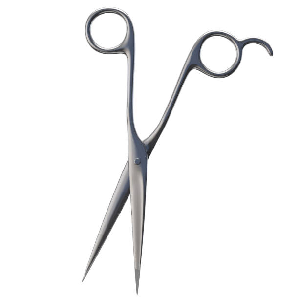 istock Isolated Metal Scissors on White 1223195669