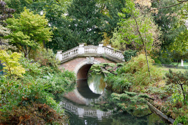 istock Parc Monceau in Paris, France 1223201726