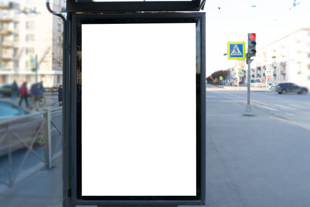 istock Advertising billboard at the bus stop 1223208334