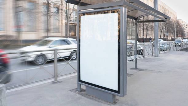 istock Advertising billboard at the bus stop 1223208351