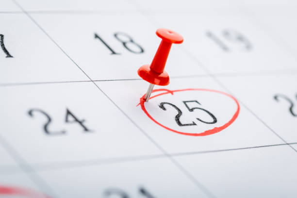 istock 2020 calendar page marked with an important date in red pin. timeline, time, concept, idea, management, background 1223211754