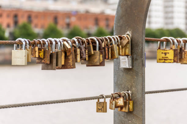 istock View to love promise padlocks on bridge rail 1223212475