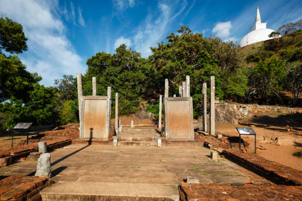 istock Relic house with Mihintale tablets, Mihintale, Sri Lanka 1223223327