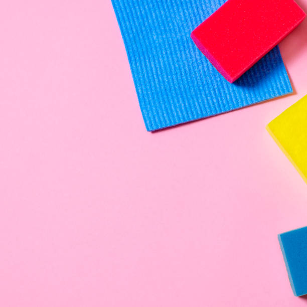 istock Colorful set for cleaning apartments and office space 1223227381