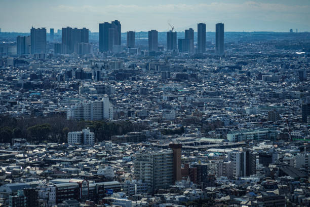 istock Tokyo skyline seen from the Ebisu Garden Place observatory 1223230196