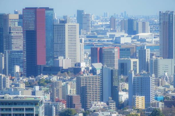 istock Tokyo skyline seen from the Ebisu Garden Place observatory 1223230793