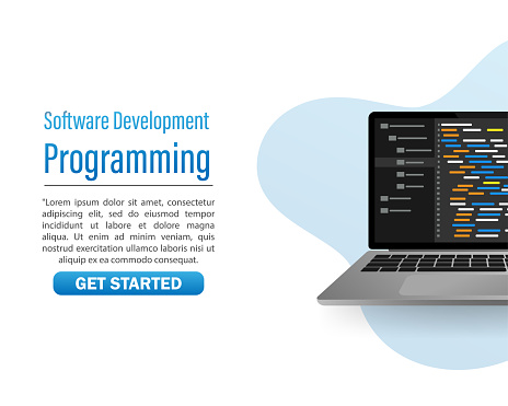 Programming Coding Great Design For Any Purposes Screen Computer ...
