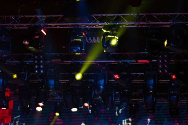 istock lights spotlights and smoke over the stage 1223235283