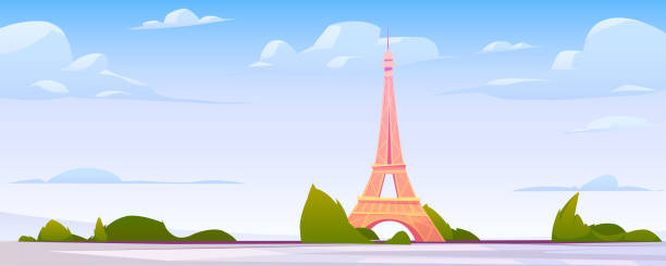 968 Eiffel Tower Cartoon Illustrations & Clip Art - iStock | Paris cartoon,  French cartoon