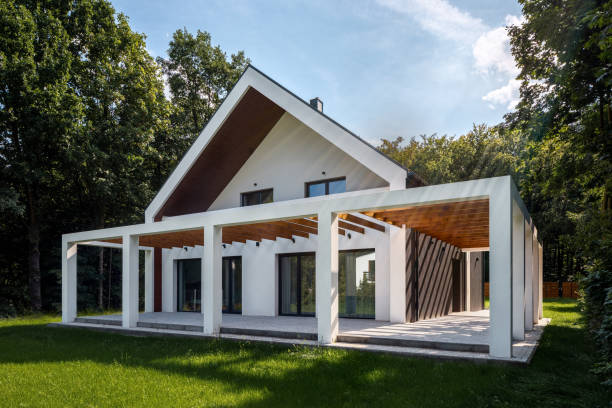 istock Elegant house with modern design 1223239011