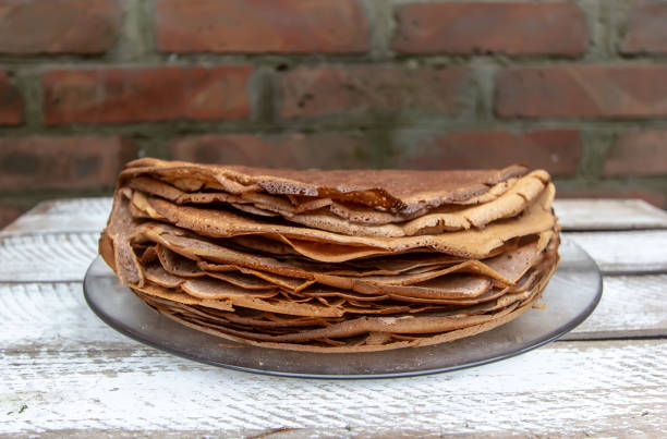istock delicious homemade sourdough chocolate pancakes 1223240884
