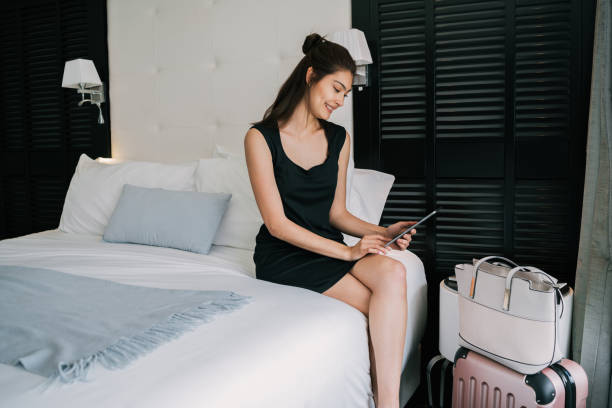istock businesswoman using her mobile phone. 1223240963